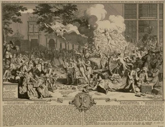 Satirical Print on the Functioning of Law